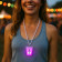 SHOOTER LUMINEUX AVEC COLLIER PERSONNALISABLE 'BAUDRYNK'