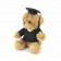 PELUCHE GRADUATION PERSONNALISABLE 'EDGAR'
