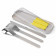 SET PERSONNALISABLE DE COUVERTS EN INOX 'SLIM BOX'