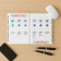 AGENDA SEMAINIER PERSONNALISABLE 'CANVO' 
