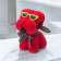 SERVIETTE MICROFIBRE ENFANT PERSONNALISABLE 'WOUFFY'