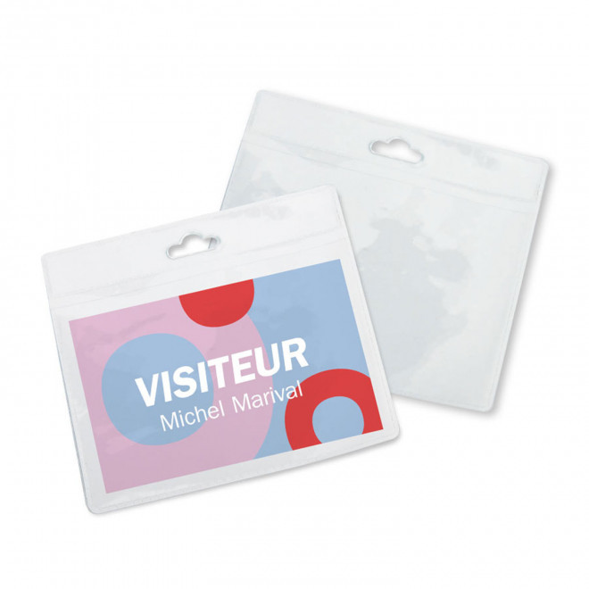 PORTE BADGE HORIZONTAL 'KARELI'