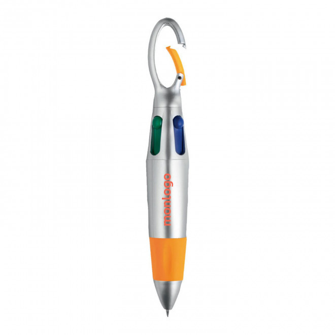 STYLO 4 COULEURS PUBLICITAIRE 'CROCHET'