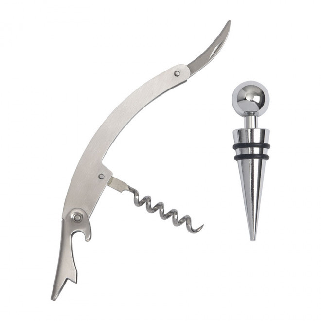 SET À VIN PERSONNALISÉ 2 ACCESSOIRES 'FONTAINEBLEAU'