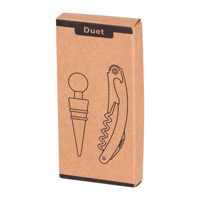 SET À VIN PERSONNALISÉ 2 ACCESSOIRES 'FONTAINEBLEAU'