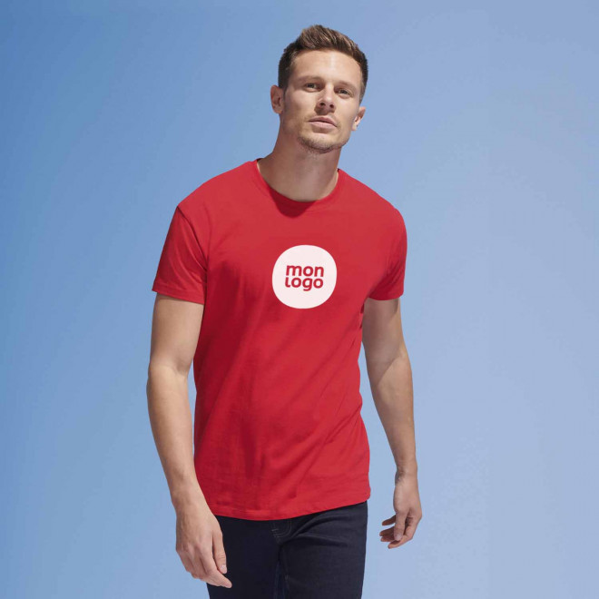 TEE SHIRT COULEUR HOMME 'IMPERIAL' 190 GR/M²