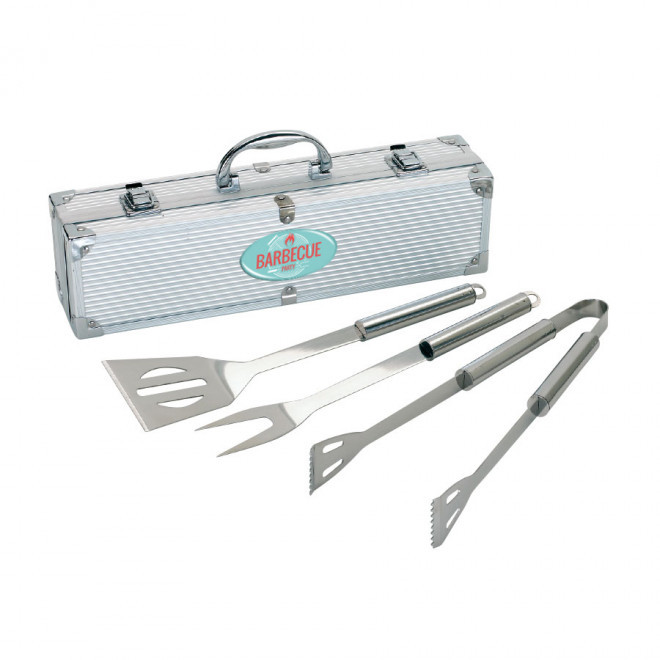 COFFRET BARBECUE 3 USTENSILES PERSONNALISÉS 'MALAWI'