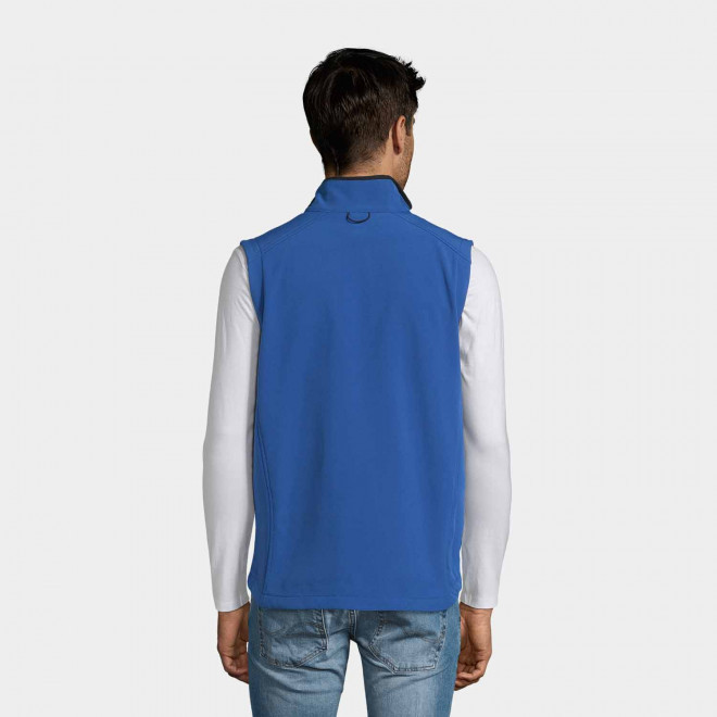 VESTE SANS MANCHES SOFTSHELL HOMME 'RALLYE' 340 GR/M²