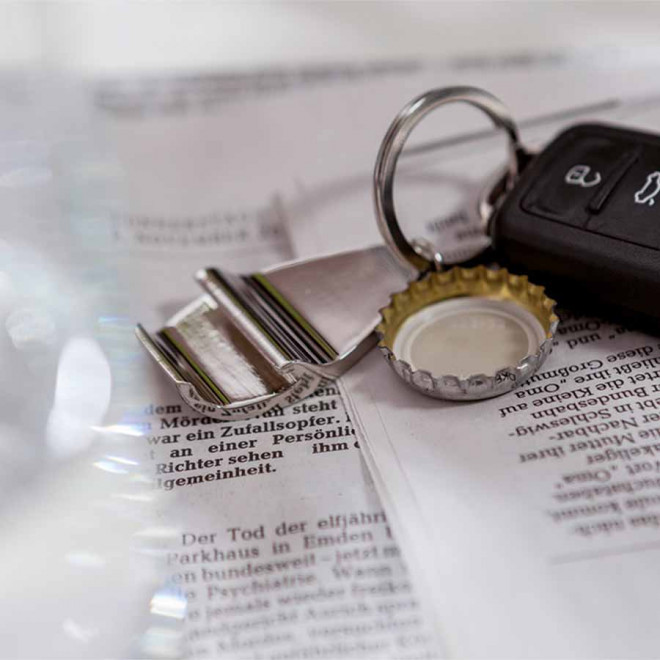 PORTE CLES PERSONNALISABLE 'METALO'