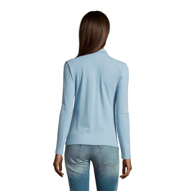 POLO PUBLICITAIRE FEMME MANCHES LONGUES 'PODIUM'