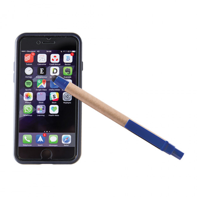 STYLO STYLET EN CARTON RECYCLÉ PERSONNALISÉ 'ECOTOUCH'