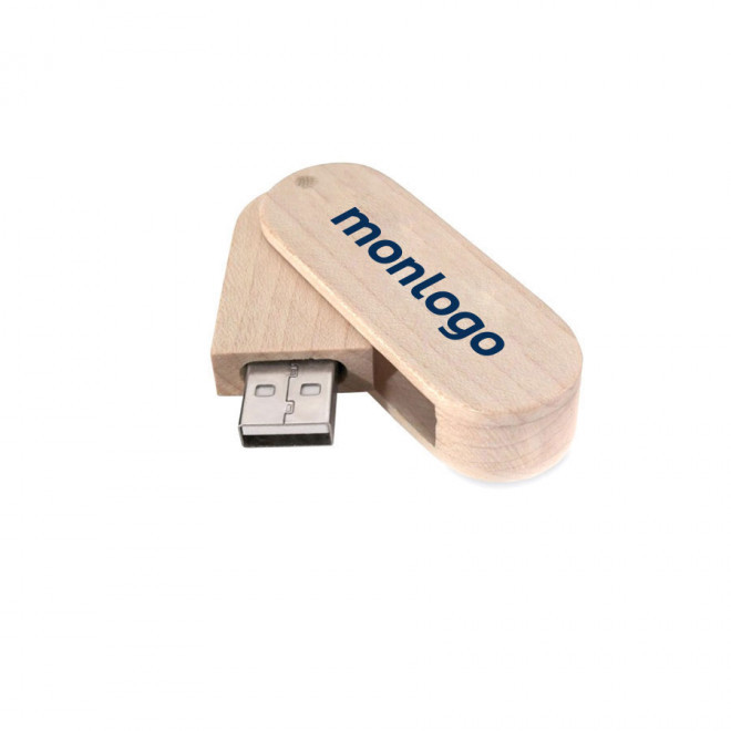 CLE USB PUBLICITAIRE ROTATIVE 'NATURIO'