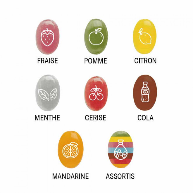 MINI BONBON PUBLICITAIRE 'CANDY' PAPILLOTE