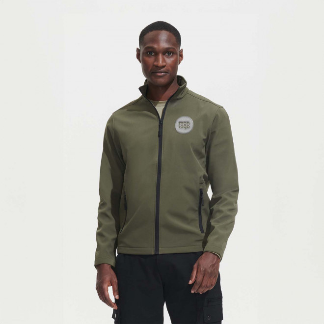 VESTE SOFTSHELL PERSONNALISÉE HOMME 'RACE' 280 GR/M²