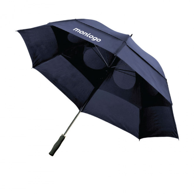 PARAPLUIE GOLF PUBLICITAIRE MANCHE DROIT TEMPETE 'STIRLING'