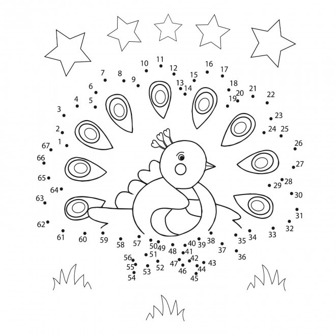 CAHIERS DE COLORIAGE POINTS A RELIER A4 OU A5 'JULIE'