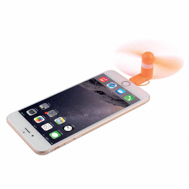 VENTILATEUR 2 EN 1 AVEC EMBOÛT LIGHTNING ET MICRO USB 'NOROIT'