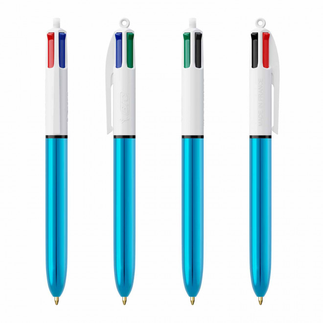 STYLO PERSONNALISÉ BIC® 4 COULEURS 'SHINE'
