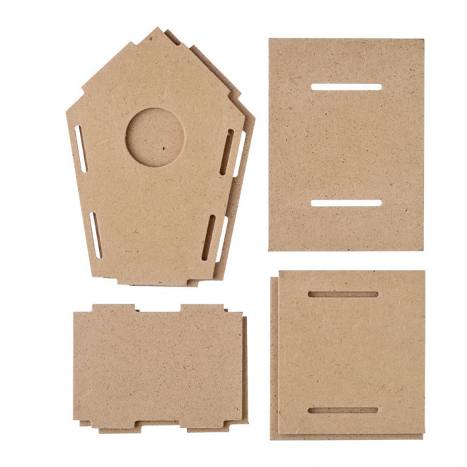 NICHOIR PUBLICITAIRE EN BOIS 'BIRDY'