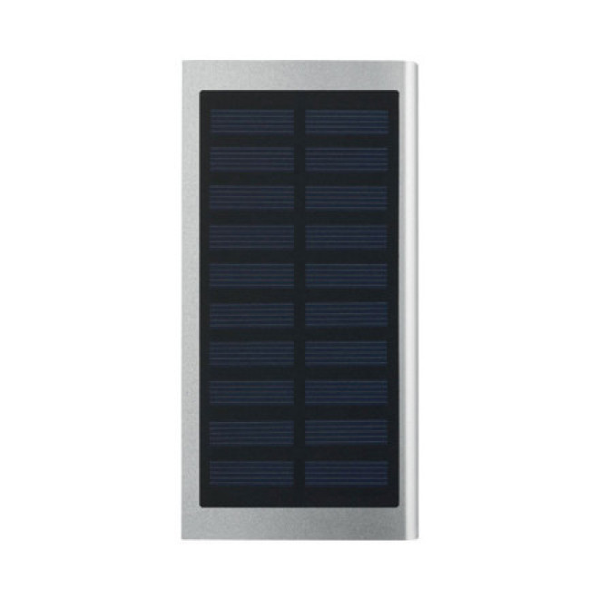 BATTERIE DE SECOURS PUBLICITAIRE SOLAIRE 8000 MAH 'POWERSHINE'
