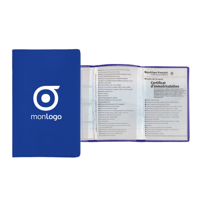 PORTE CARTE GRISE PUBLICITAIRE 'NAXO'