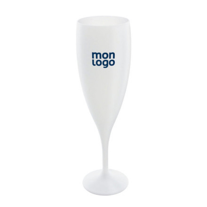FLUTE À CHAMPAGNE RÉUTILISABLE PERSONNALISABLE 'CUP CHAMPAGNE 14 CL' FABRICATION FRANÇAISE