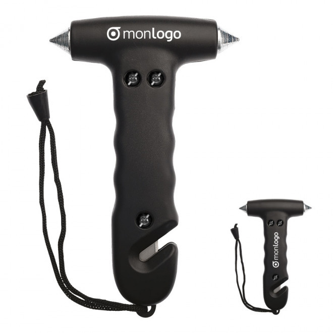 MARTEAU BRISE VITRE PERSONNALISABLE 2 EN 1 'PITLANE'