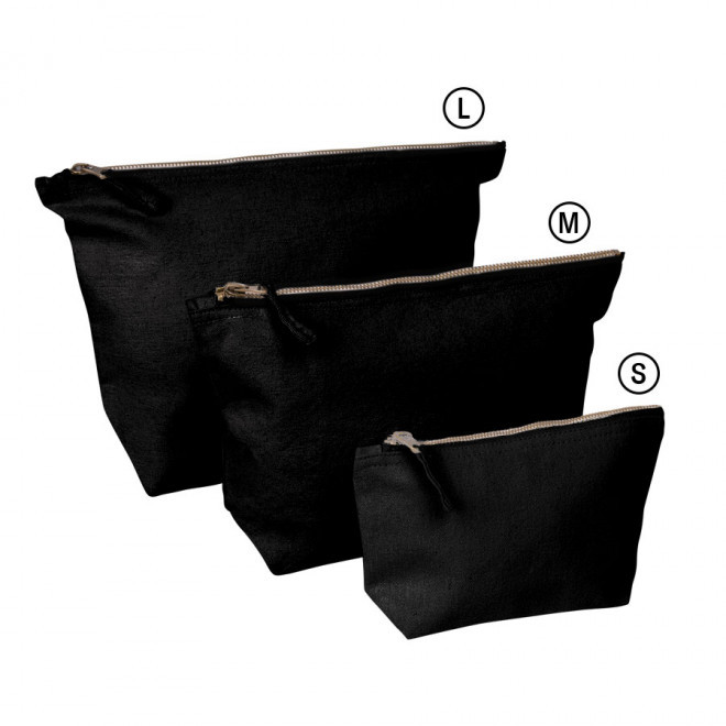 TROUSSE DE TOILETTE PERSONNALISABLE NOIRE 'VALENTINE'