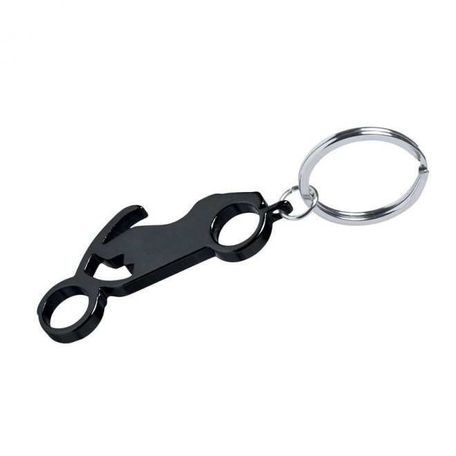 PORTE CLÉS DÉCAPSULEUR PROMOTIONNEL  'MOTO'