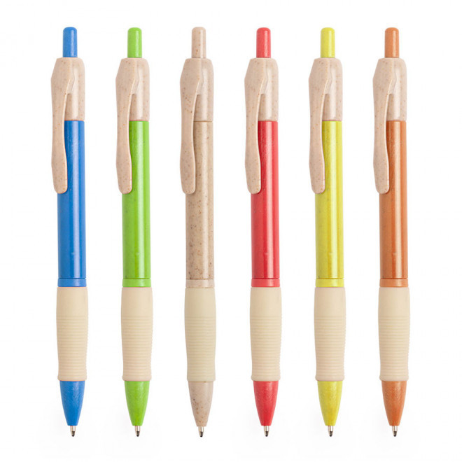 STYLO PERSONNALISÉ EN PAILLE DE BLÉ 'ALASSIO'