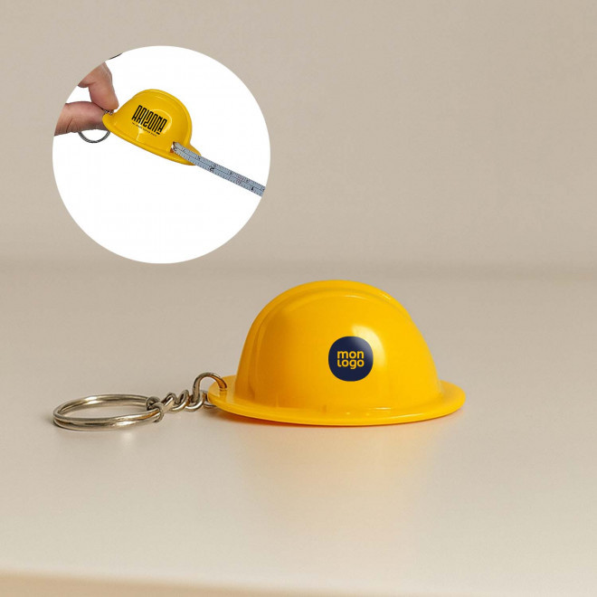 PORTE CLE CASQUE METRE PERSONNALISABLE 'CASCO'