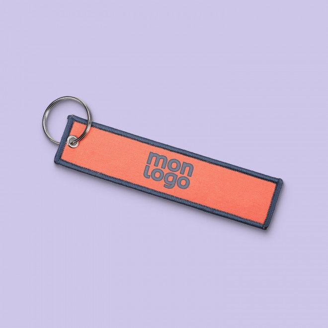 PORTE CLES BRODE PERSONNALISABLE 'WING BRELOQUE'