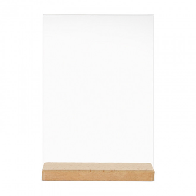 PORTE AFFICHE BOIS PERSONNALISABLE 'OUKA' A5