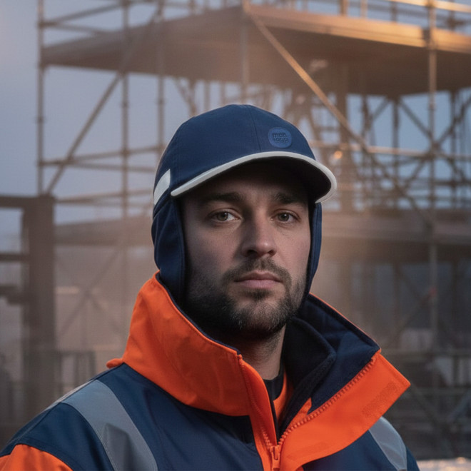 CASQUETTE SECURITE HIVER PERSONNALISABLE 'WINTOPRO'