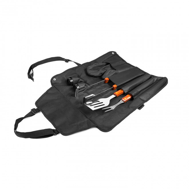 TABLIER BARBECUE AVEC 7 USTENSILES PERSONNALISABLE 'TED'