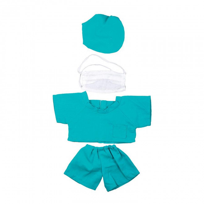 PELUCHE OURSON DOCTEUR PERSONNALISABLE 'CHIROURS'