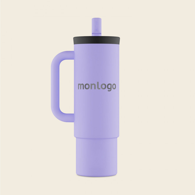 MUG 800 ML PERSONNALISABLE 'STRAW CUP 24BOTTLES'