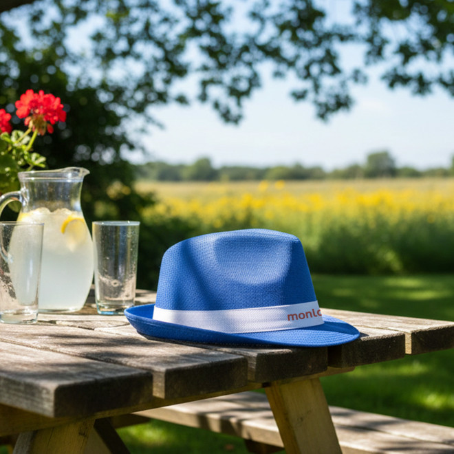 CHAPEAU AVEC BANDEAU PERSONNALISABLE 'BRAZ COULEUR' 4J