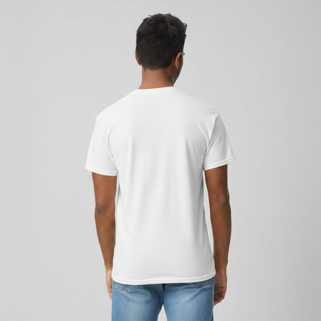 TEE SHIRT PERSONNALISABLE HOMME BLANC 'GILDA 180'