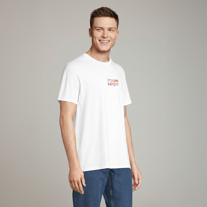 TEE SHIRT PERSONNALISABLE MIXTE BLANC 'LEGEND'