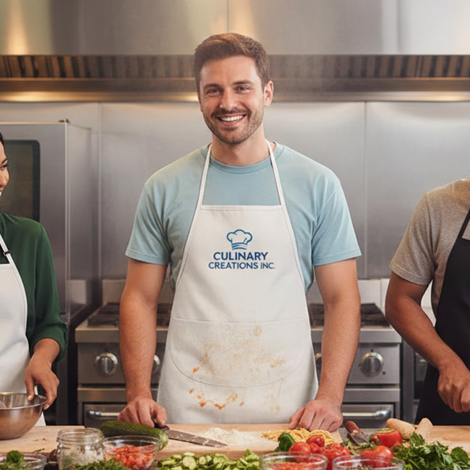 TABLIER LONG PERSONNALISABLE 'ITATAB LONG'