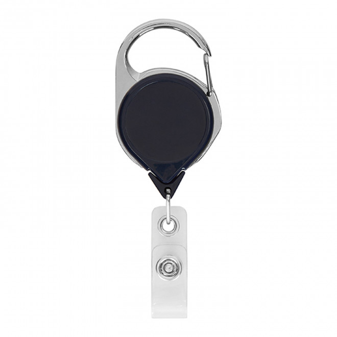 PORTE BADGE DEROULEUR PERSONNALISE 'DISTUBI MOUSQUETON'