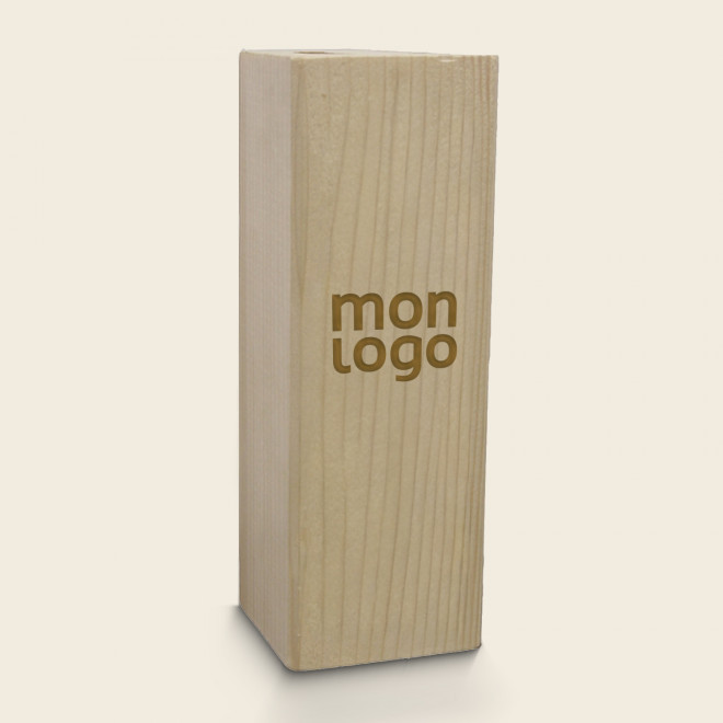 TROPHEE EN BOIS PERSONNALISABLE 'FAUSTINO FRANCE BLOC'