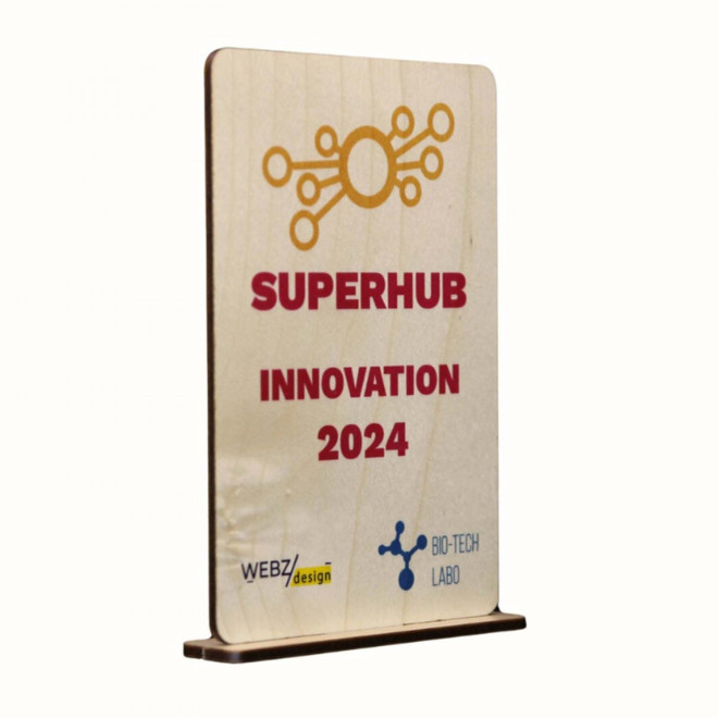 TROPHEE EN BOIS PERSONNALISE 'FAUSTINO FRANCE'