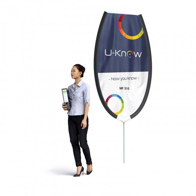 ORIFLAMME VOILE + MAT PERSONNALISE 'MAGNUSEN'