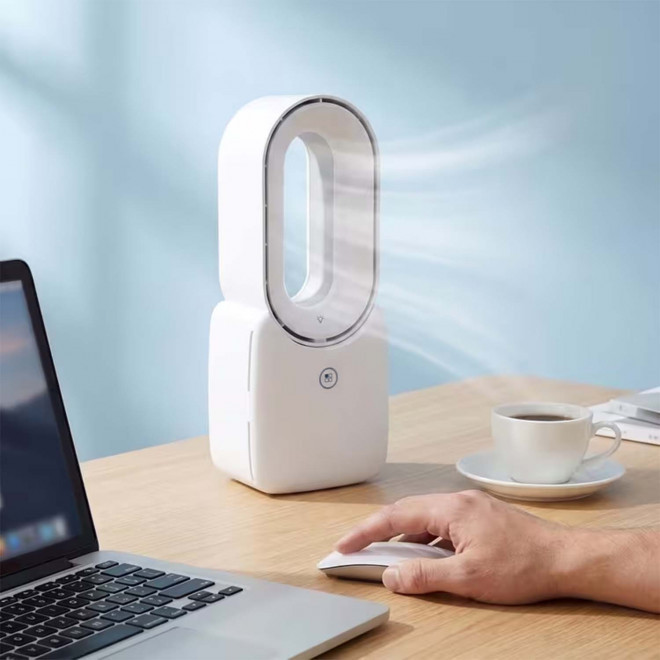 VENTILATEUR PUBLICITAIRE SANS PALES AVEC LED 'JISON'