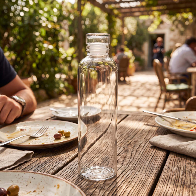 CARAFE EN VERRE BOROSILICATE 500ML PERSONNALISABLE 'POUPA'