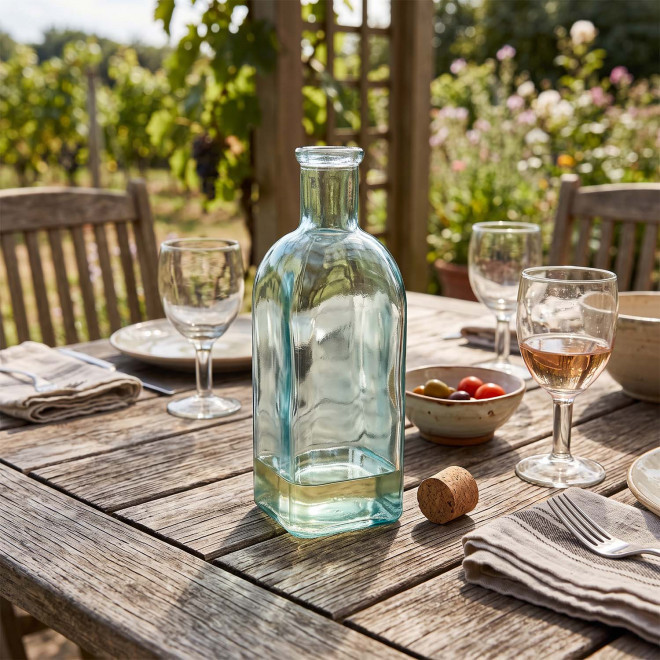 BOUTEILLE PERSONNALISEE EN VERRE RECYCLE 500ML 'PIRATE'
