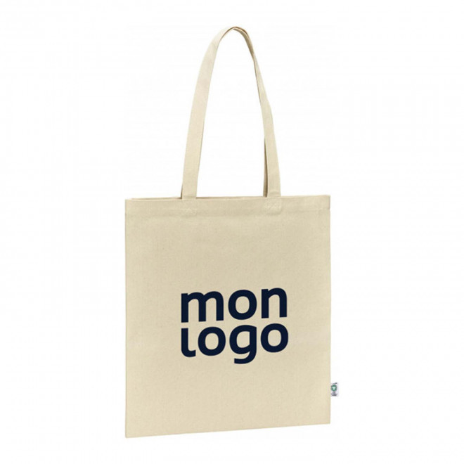 TOTE BAG ANSES LONGUES NATUREL 'MARIETA BIO' 100 À 300 GR/M²