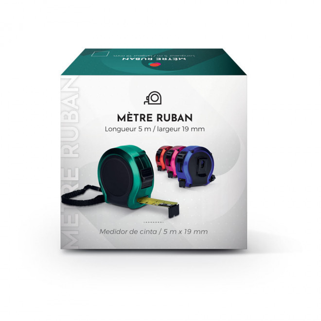 MÈTRE RUBAN PUBLICITAIRE COLORÉ 5M 'MANON'